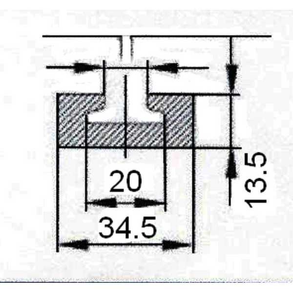 NTG Rails D'Aviation Aluminium Semi-Circulaire Noir 0,5 à 20m - Fixation Charge Camion Camping-Car Remorque - Anodisé Perforé