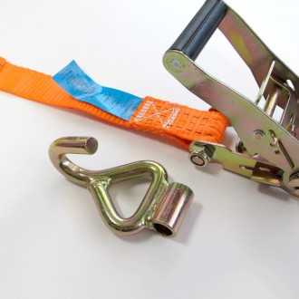 Crochet J avec tube pour tendeur sangle