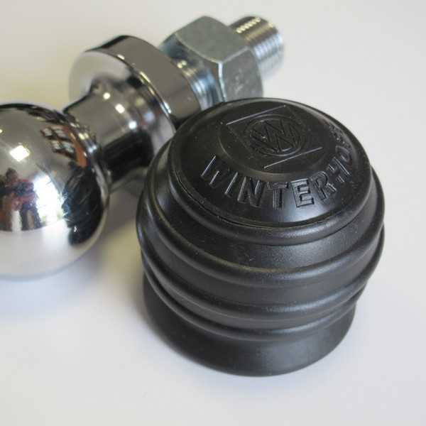 Protection Boule D'Attelage En Caoutchouc 50 Mm - Noir - Pour Remorque, Garde La Graisse Et La Saleté