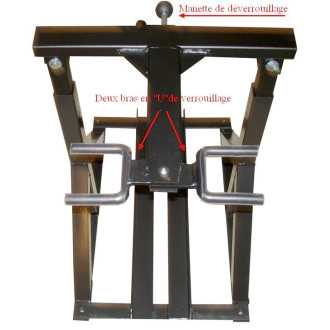 Bloque moto à la fourche - Système FREESTAND | Akxion Shop