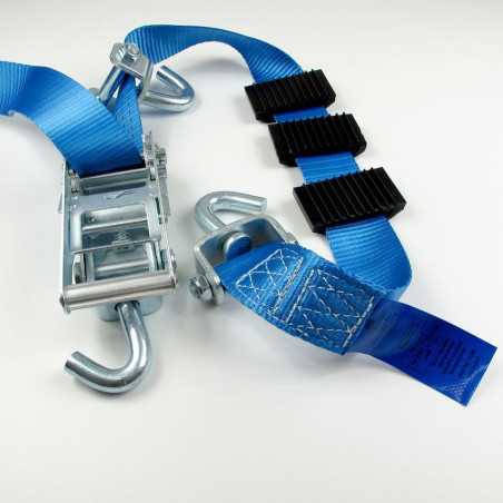 Sangle porte voiture 50MM cliquet 3 points fourreau de protection Longueur 3M00