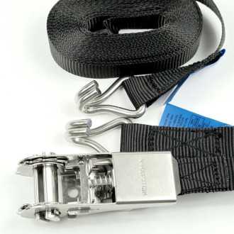 sangle avec cliquet et crochets inox