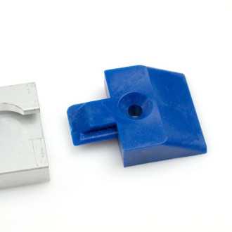 embout rail rectangulaire