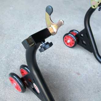 béquille moto fourches