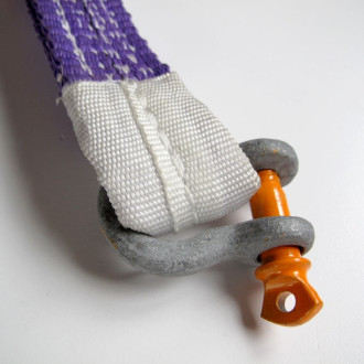 Manille à vis avec sangle