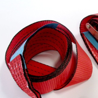 Sangle cliquet avec 2 anneaux Aero 2pts - Longueur 3.5m