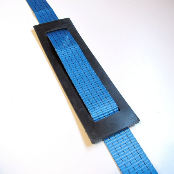 Protection de grande longueur pour sangle d'arrimage